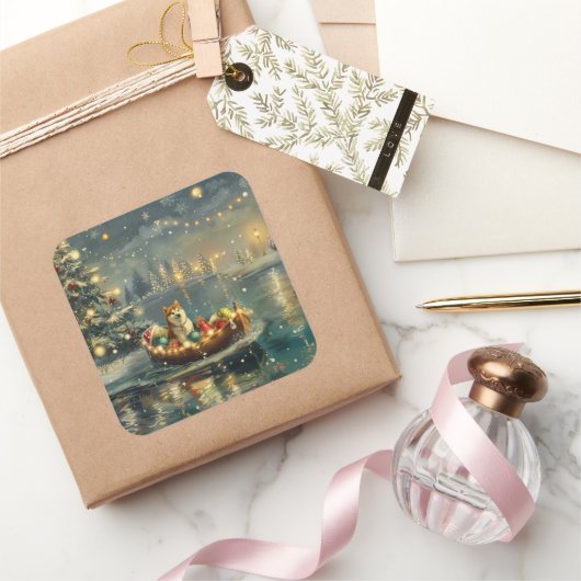 秋田クリスマスフェスティバル航海 スクエアシール (ギフト)