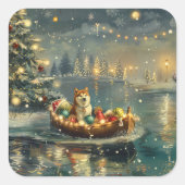 秋田クリスマスフェスティバル航海 スクエアシール (正面)