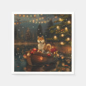 秋田クリスマスフェスティバル航海 スタンダードカクテルナプキン (正面)