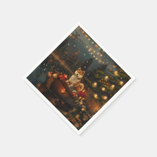 秋田クリスマスフェスティバル航海 スタンダードカクテルナプキン (角)