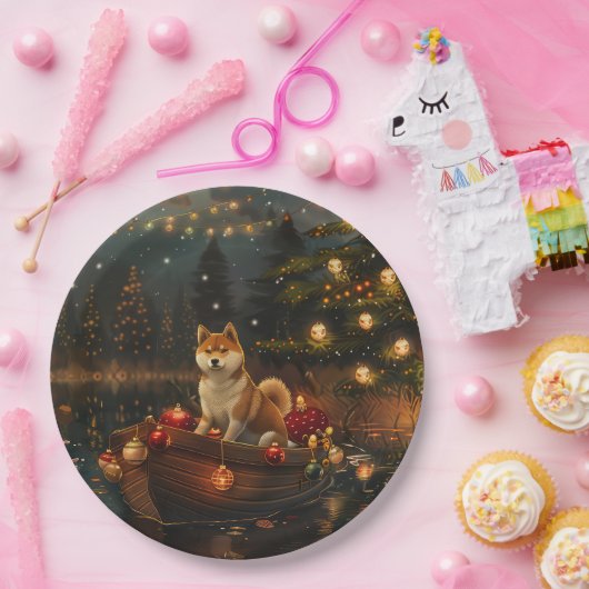 秋田クリスマスフェスティバル航海 ペーパープレート (パーティー)