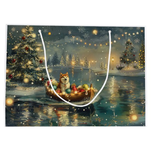 秋田クリスマスフェスティバル航海 ラージペーパーバッグ (裏面)