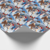 秋田クリスマスフェスティバル雪景色 ラッピングペーパー (角)