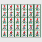 秋田クリスマスメリー ラッピングペーパー (フラット)