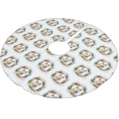 秋田クリスマスリースフェスティバルカップ ブラッシュドポリエステルツリースカート (アングル)