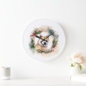 秋田クリスマスリースフェスティバルカップ ラージ壁時計 (ホーム)