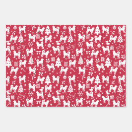 秋田クリスマス ラッピングペーパーシート