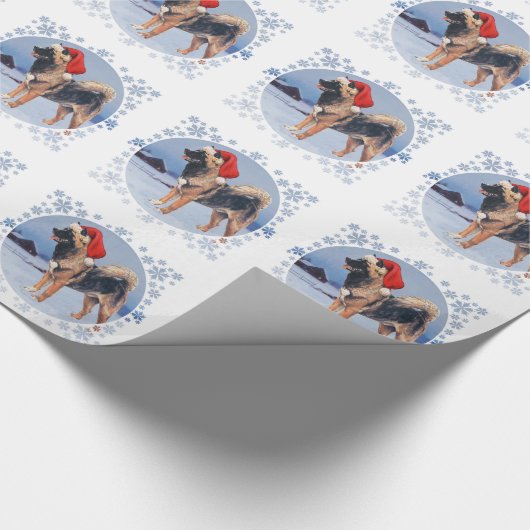 秋田クリスマス ラッピングペーパー (角)