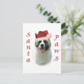 秋田サンタの足 シーズンポストカード (スタンド正面)