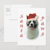 秋田サンタの足 シーズンポストカード (正面/裏面)