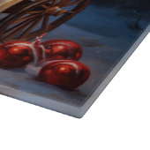 秋田スノイそりクリスマスデコール カッティングボード (角)