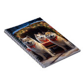 秋田スノイそりクリスマスデコール ノートブック (右側)