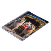 秋田スノイそりクリスマスデコール ノートブック (左側)