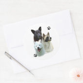 秋田トリオ – シール (封筒)