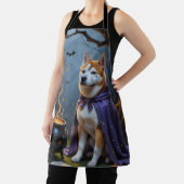 秋田ドッグお洒落ハロウィン絵を描ズ エプロン (インサイチュ)