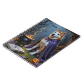 秋田ドッグお洒落ハロウィン絵を描ズ ノートブック (左側)