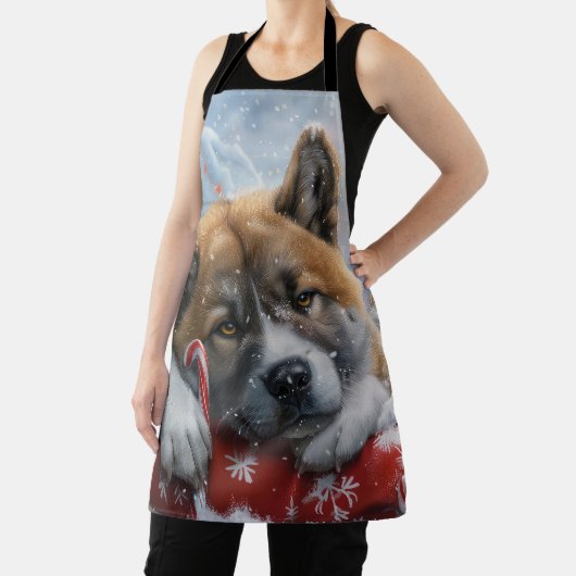 秋田ドッグクリスマスフェスティバル エプロン (インサイチュ)