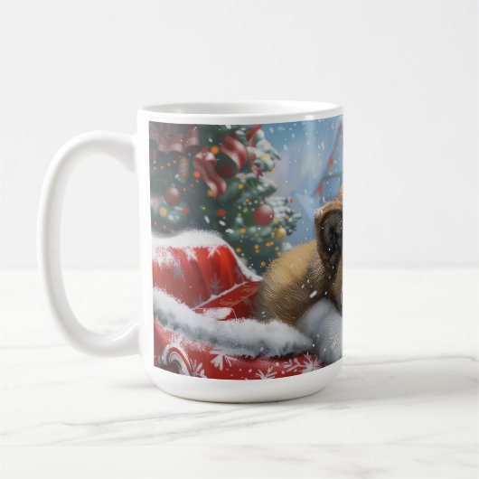 秋田ドッグクリスマスフェスティバル コーヒーマグカップ (左)