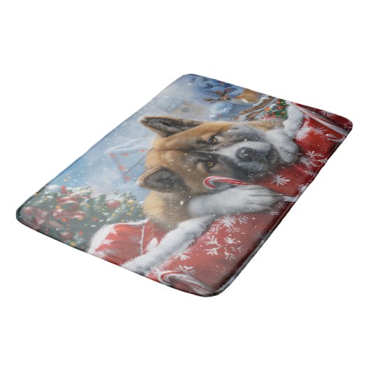秋田ドッグクリスマスフェスティバル バスマット (アングル)