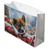 秋田ドッグクリスマスフェスティバル ラージペーパーバッグ (裏面アングル)