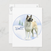 秋田ノエル シーズンポストカード (正面/裏面)