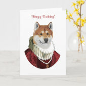 秋田ハッピーバースデー!カード カード (黄色い花)