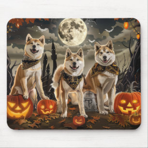 秋田ハロウィン不気味 マウスパッド