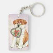 秋田ハート母 キーホルダー (裏面)