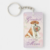 秋田ハート母 キーホルダー (正面)