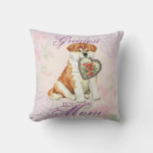 秋田ハート母 クッション (正面)