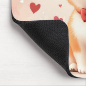 秋田バラ付き – バレンタインデー マウスパッド (コーナー)