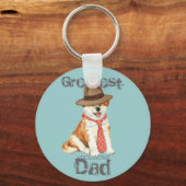 秋田パパ キーホルダー (正面)