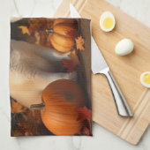 秋田パピー秋デライトカボチャ キッチンタオル (四つ折り)