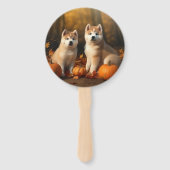 秋田パピー秋デライトカボチャ ハンドファン (正面)