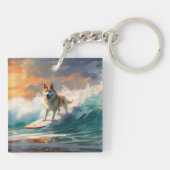 秋田ビーチサーフィン絵を描ズ キーホルダー (裏面)