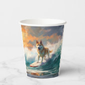秋田ビーチサーフィン絵を描ズ 紙コップ (裏面)