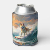 秋田ビーチサーフィン絵を描ズ 缶クーラー (缶正面)
