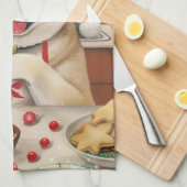 秋田ホリデーベーキング:フェスティバルクリスマス キッチンタオル (四つ折り)