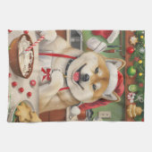 秋田ホリデーベーキング:フェスティバルクリスマス キッチンタオル (横)