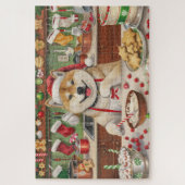 秋田ホリデーベーキング:フェスティバルクリスマス ジグソーパズル (縦)