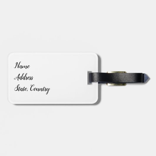 秋田ラゲッジタグを愛するライブ笑い ラゲッジタグ (裏面横)