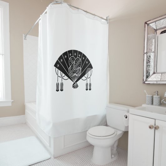 秋田扇 シャワーカーテン (インサイチュ)