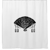 秋田扇 シャワーカーテン (正面)