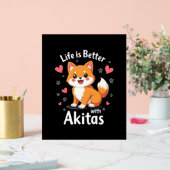 秋田最高のタンクトップのライフ アクリルサイン (ウェディング)