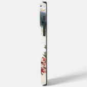 秋田犬のクリスマスリースの可愛い犬 Case-Mate iPhoneケース (裏面 / 左)