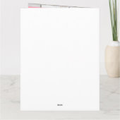 秋田犬のバレンタインデーキッシングブース カード (裏面)