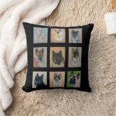 秋田犬のポートレートの絵画のコレクション クッション (ブランケット)