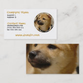 秋田犬の名刺 名刺 (正面/裏面)