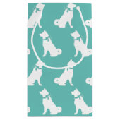 秋田犬の子犬 スモールペーパーバッグ (裏面)