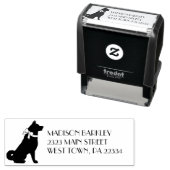 秋田犬の子犬 セルフインキングスタンプ (インサイチュ)